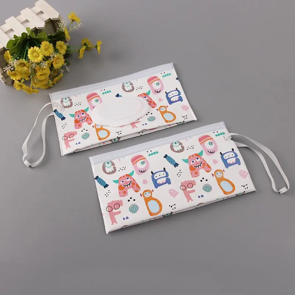 Leuke Outdoor Baby Product Draagbare Kinderwagen Accessoires Flip Cover Doekjes Houder Case Natte Doekjes Tas Tissue Box Cosmetische Pouch