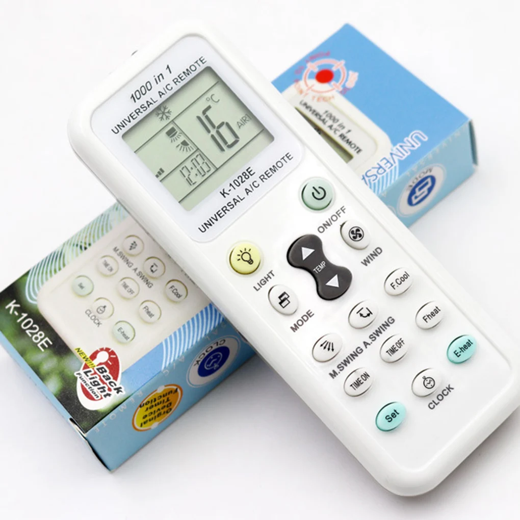 Control remoto de aire acondicionado Universal 1000 en 1 K-1028E configuración de una tecla bajo consumo de energía ac aire acondicionado se adapta a la mayoría