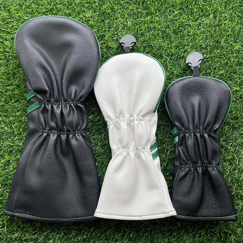 ฝาครอบกอล์ฟคลับ Headcovers ไม้ไดร์เวอร์แฟร์เวย์ Woods HYBRID COVER กอล์ฟคลับหัวแขนป้องกัน Four-Leaved Clover