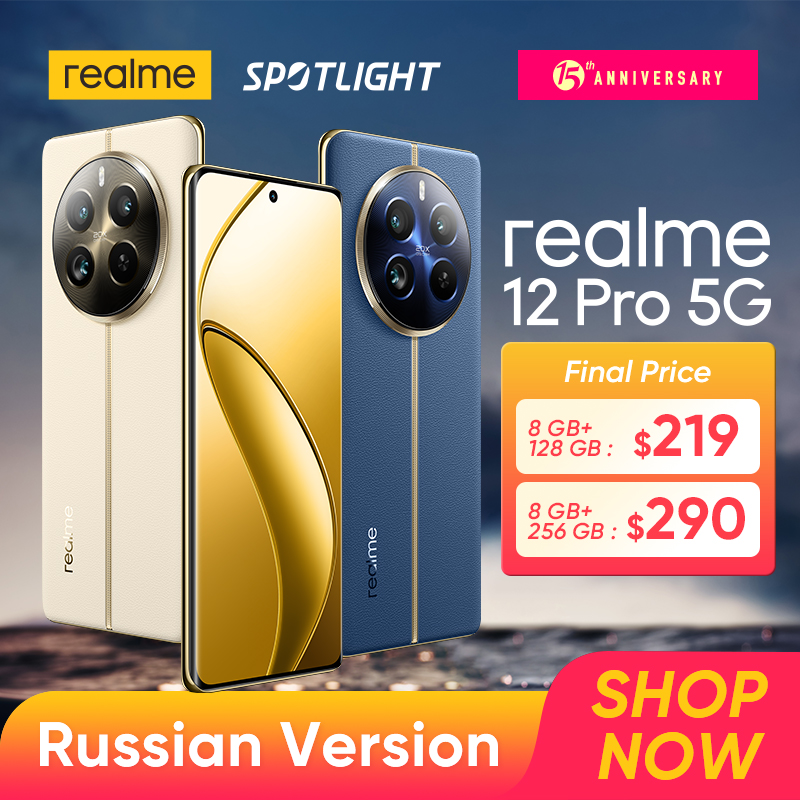 [รอบปฐมทัศน์โลก] สมาร์ทโฟน realme 12 Pro 5G กล้องถ่ายภาพ Telephoto 32MP Sony IMX882 OIS กล้อง Snapdragon ®   โปรเซสเซอร์ 6 Gen 1