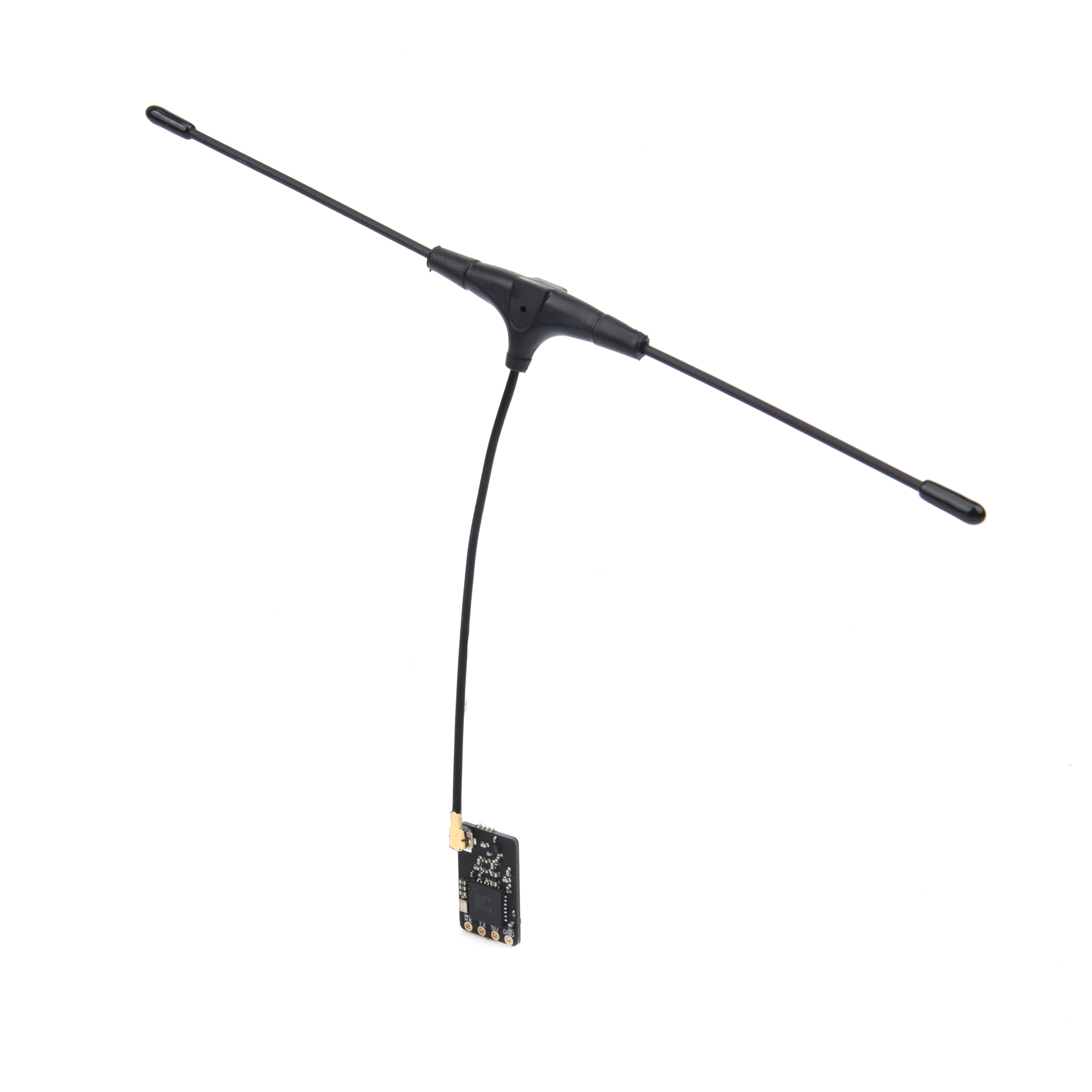 Receptor ELRS NANO ExpressLRS de 915MHz con antena tipo T compatible con actualización Wifi para piezas de drones transversales RC FPV