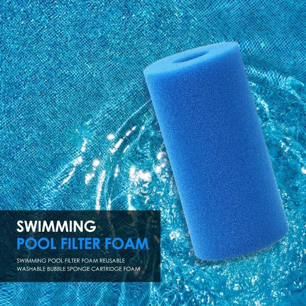 Swimming Pool Evolver Sponge Cartridge Reusable Washable Biofoam Cleaner Water Bag Concentric Cylindrical Filter Sponge Parts