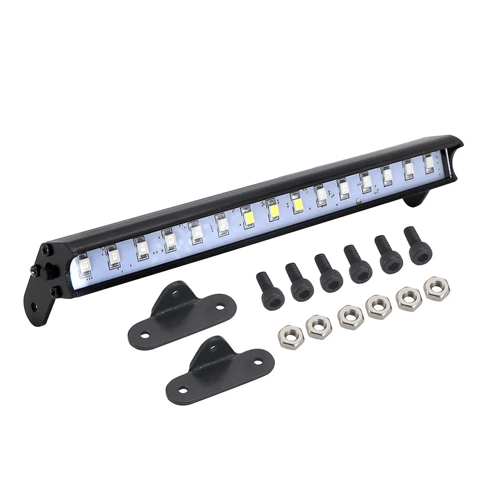 Rc หลังคารถ Led Light Bar Light 53-149 มม.ไฟฉายสําหรับ 1/10 Trxxas Trx4 Defender Trx6 G63 Axial Scx10 D90 Rgt Yikon Crawler