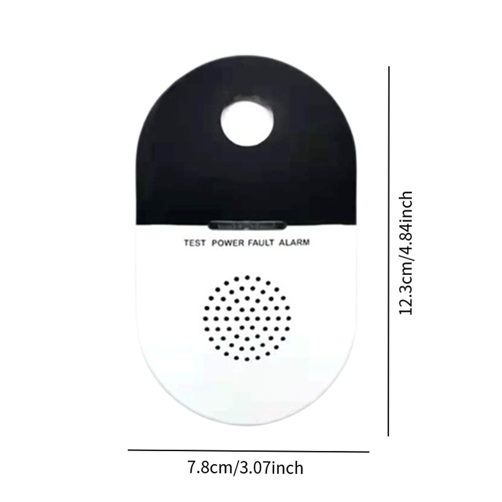 Dispositivo multifunción con enchufe de alarma de monóxido de carbono para el hogar, accesorios fáciles de instalar, enchufe estadounidense para sótano, dormitorio, viaje, RV