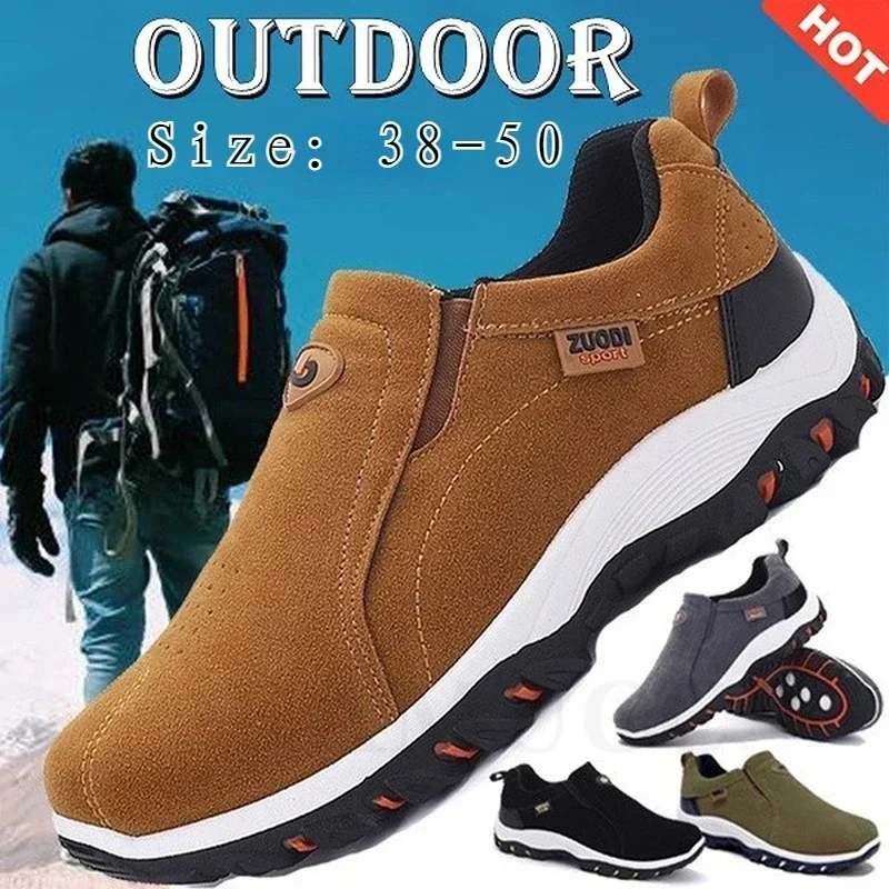 2023 neue Outdoor Wandern Camping Licht Laufen Jogging Casual Sport männer Schuhe Non-slip Loafers Wandern Schuhe Große größe 38-50