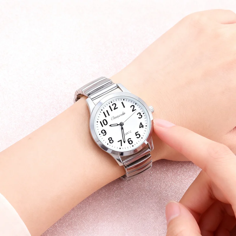2025 velho masculino feminino casais relógios pulseira elástica flexível moda simples grande digital relógios de pulso eletrônicos de aço inoxidável