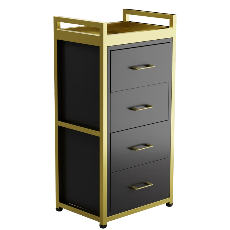 Carrello di supporto per manicure Mobili per salone Carrello per uso domestico professionale Servire alimenti Rulli per parrucchiere Vassoio di bellezza mobile con rotolamento
