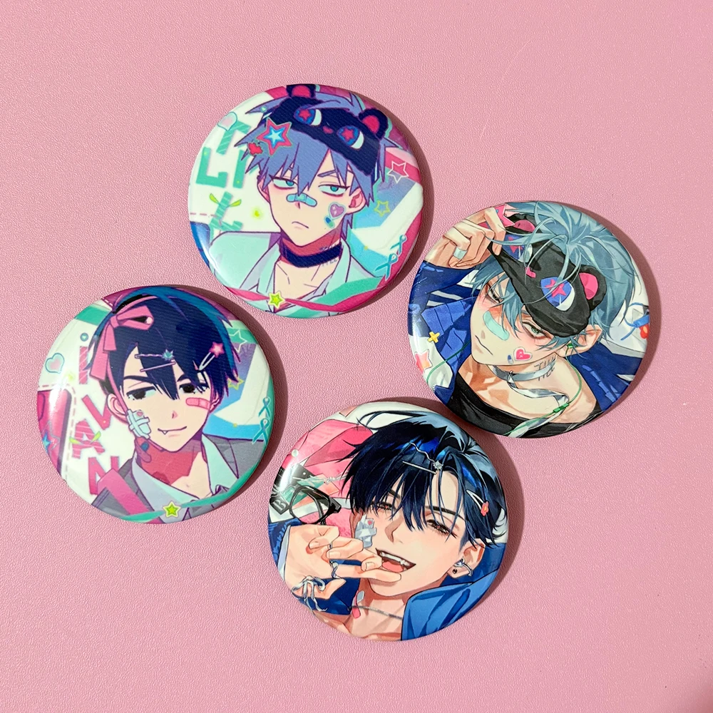 Anime Alien Bühne IVAN TILL Abzeichen Student Rucksack Taste Kleidung Kragen Abzeichen Pin SPTE Weißblech Brosche Zubehör