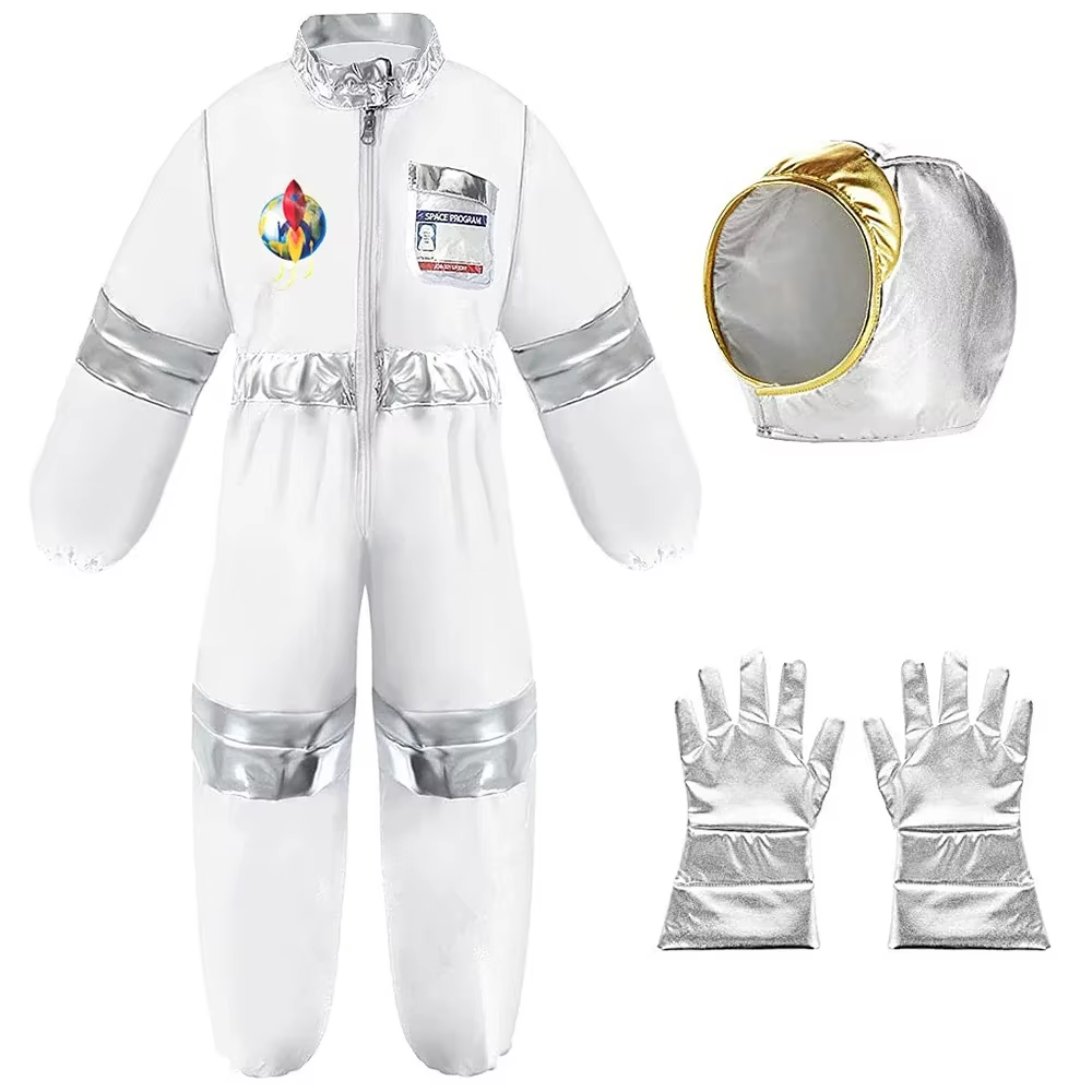 Costume d'astronome pour enfants, jeu de fête pour enfants, cosplay de carnaval, plein spanball, fusée imbibée d'espace, costume d'Halloween