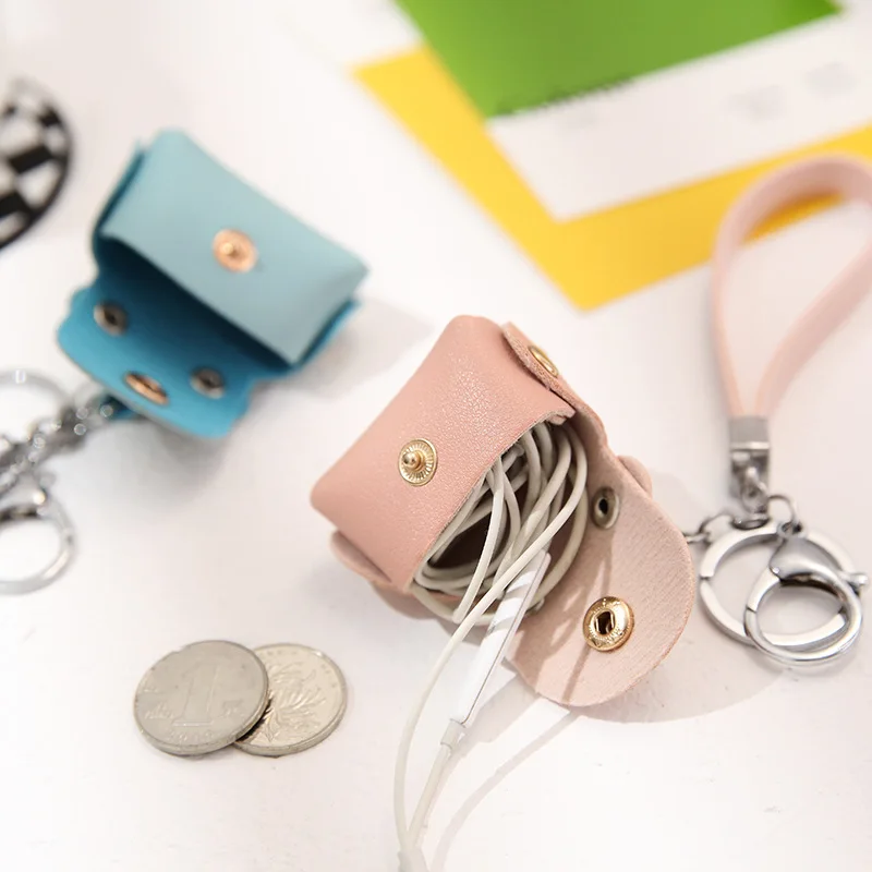 ใหม่ Mini กระเป๋าจี้น่ารักหูฟังกระเป๋าพรีเมี่ยมหนังสร้างสรรค์รถพวงกุญแจจี้ตุ๊กตามินิช้อปปิ้งกระเป๋าเสื้อผ้าอุปกรณ์เสริม