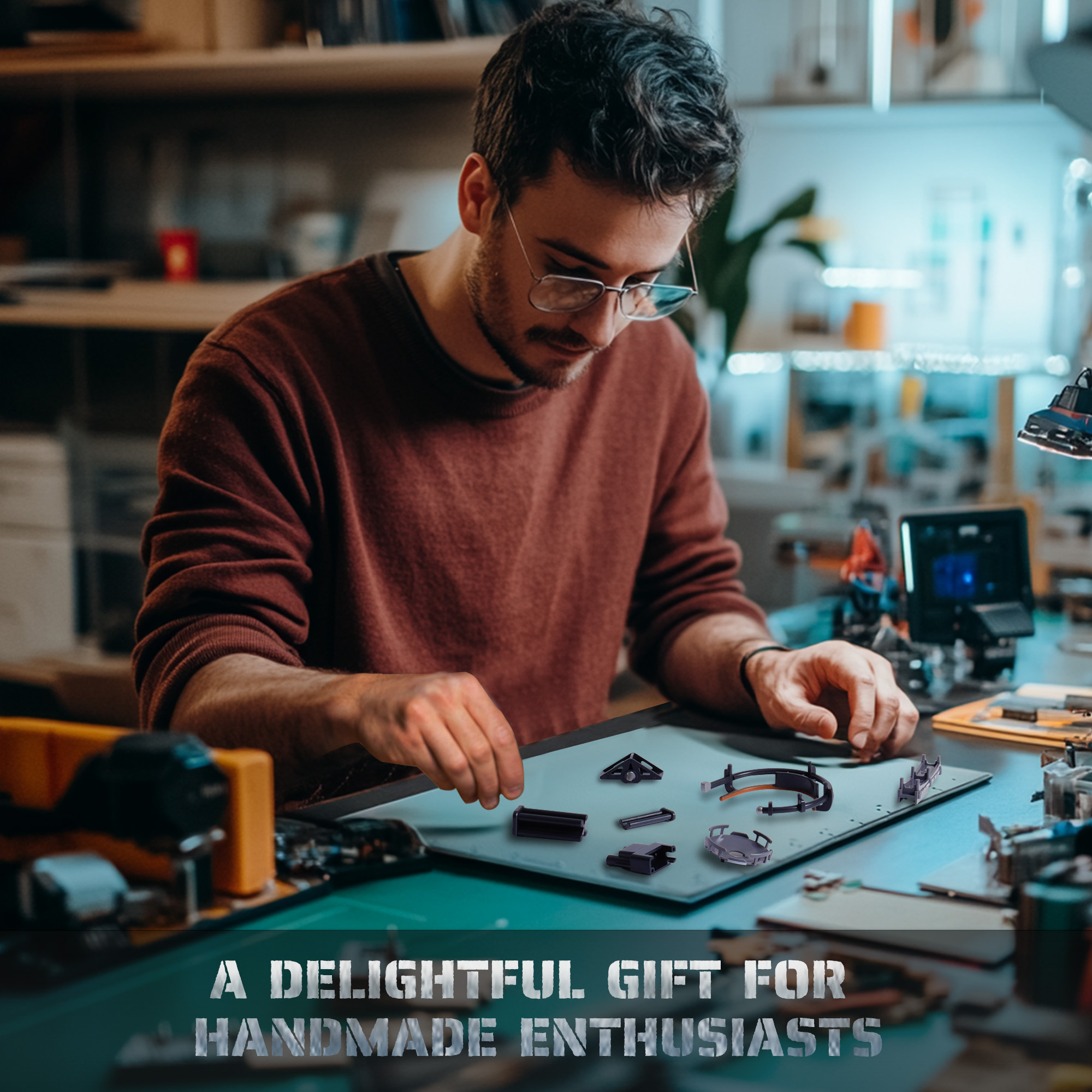 Robotime Rokr The Last City-mármol futurista Run Cyberpunk regalo para hombres modelo de rompecabezas 3D decoración de juegos automática