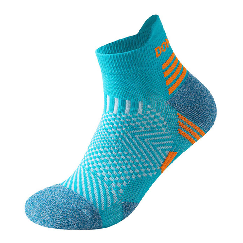 2023 calcetín profesional para correr maratón hombres mujeres deportes Fitness grueso acolchado tubo corto corte bajo calcetines tobilleros de barco