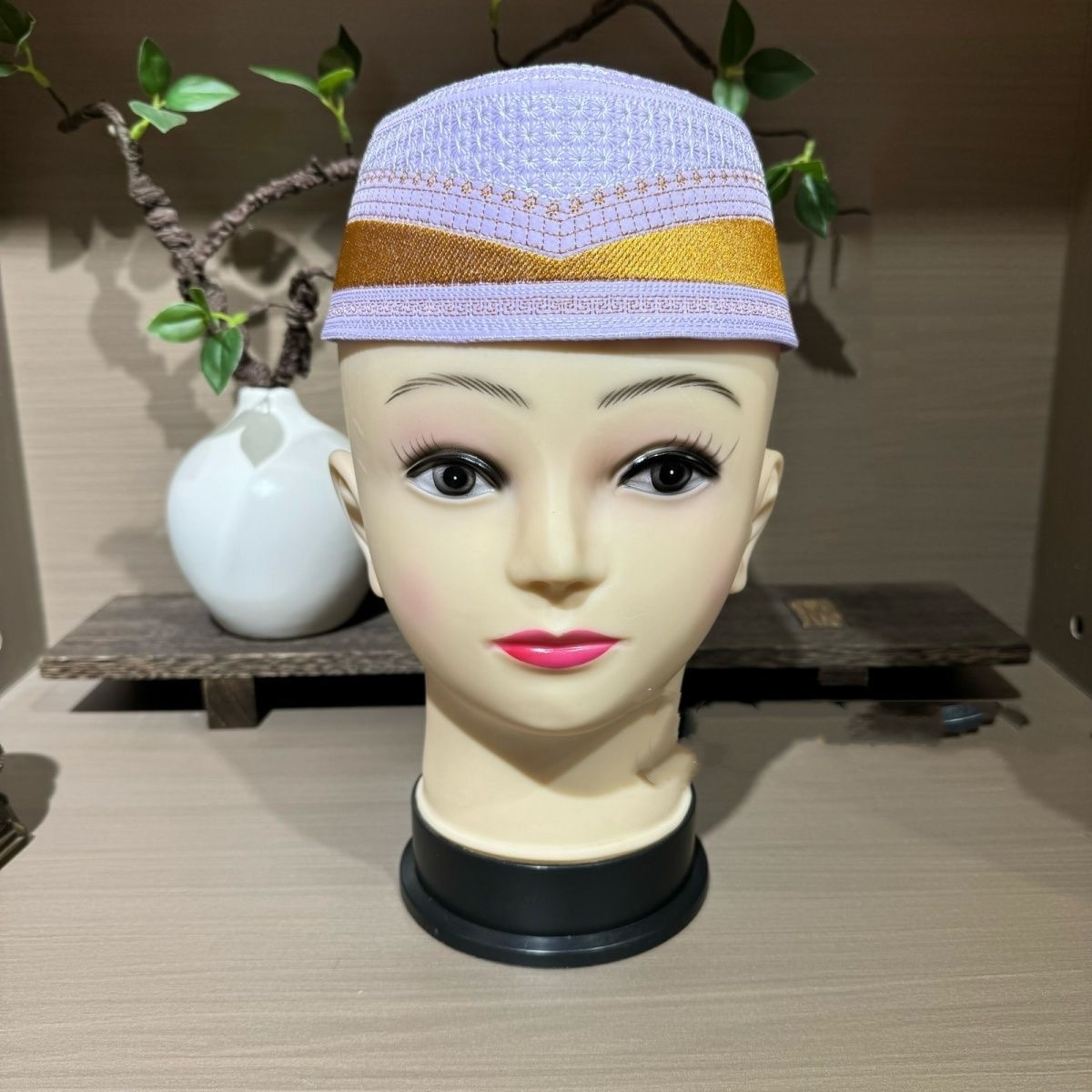 男性用黄色ターバン,イスラム教徒の子供用帽子,キパ,サウジアラビア,イスラムの祈り,刺embroidery服,トルコ税,03330