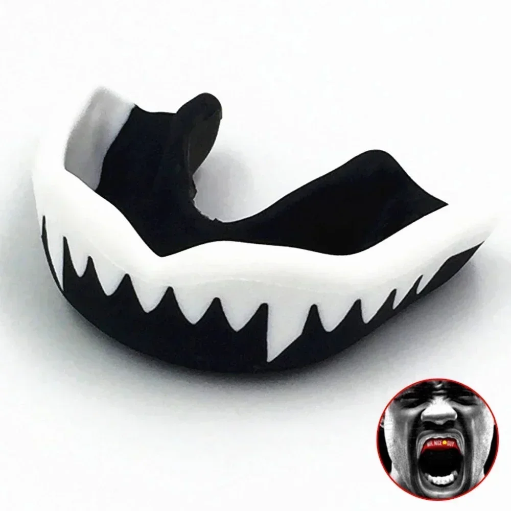 1PC EVA Mouthguard Teeth Protector Mouthguard Suitable for Boxing Sparring Basketball Rugby Safety Sports Protectors