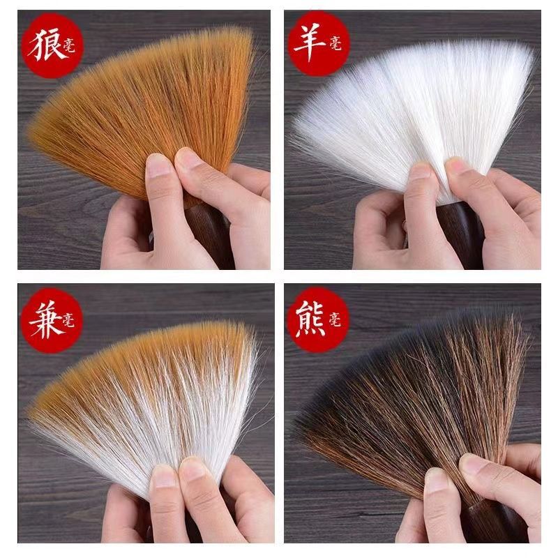 Large Calligraphy Brush Chinese Pen Weasel Wolf Wool Bear Hair Big Character Writing Brush For Spring Festival Couplets