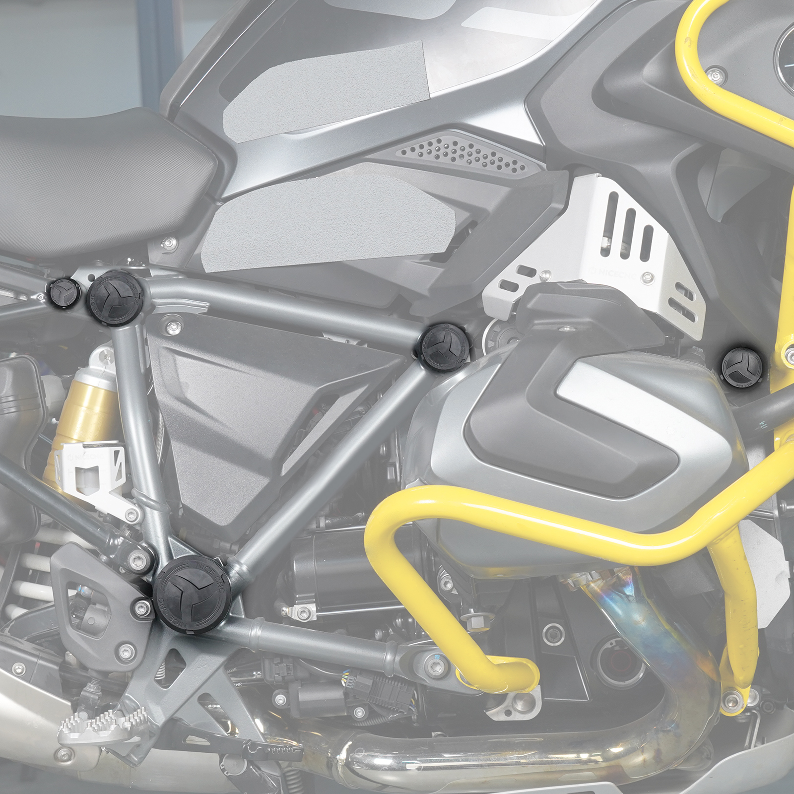 11 Uds para BMW R1200GS LC R1250GS R 1200 GS LC Adventure R 1250 GS Adventure 2014-2024 2023 tapas de cubierta de orificio de marco de motocicleta enchufe