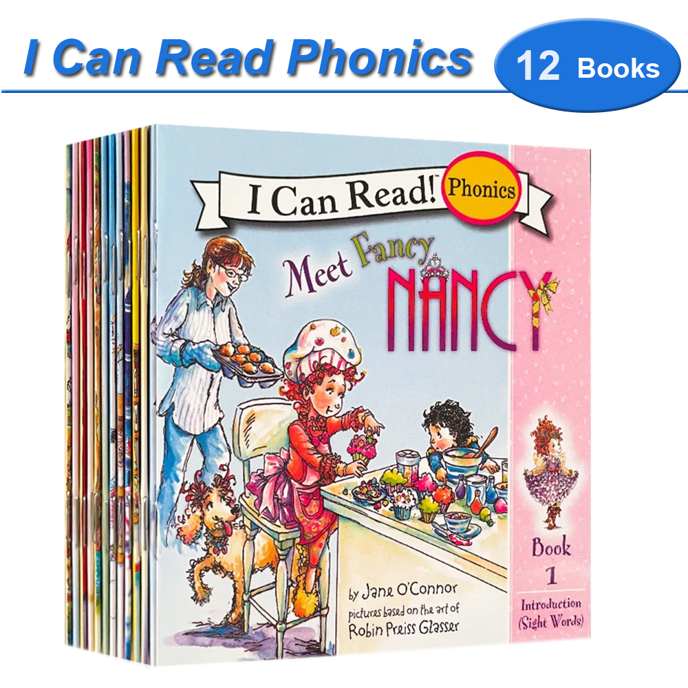 I Can Read Phonics 12 冊/セット はじめての絵本 英語物語ポケットブック 子供用 キッズ ベビー モンテッソーリ 読書