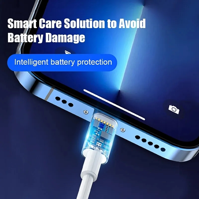 Cable de carga rápida PD de 35W para iPhone 11 12 13 Pro 8 14 Plus XS Max XR X SE Cable de carga rápida USB C 1m 1,5m 2m Cable de carga PD