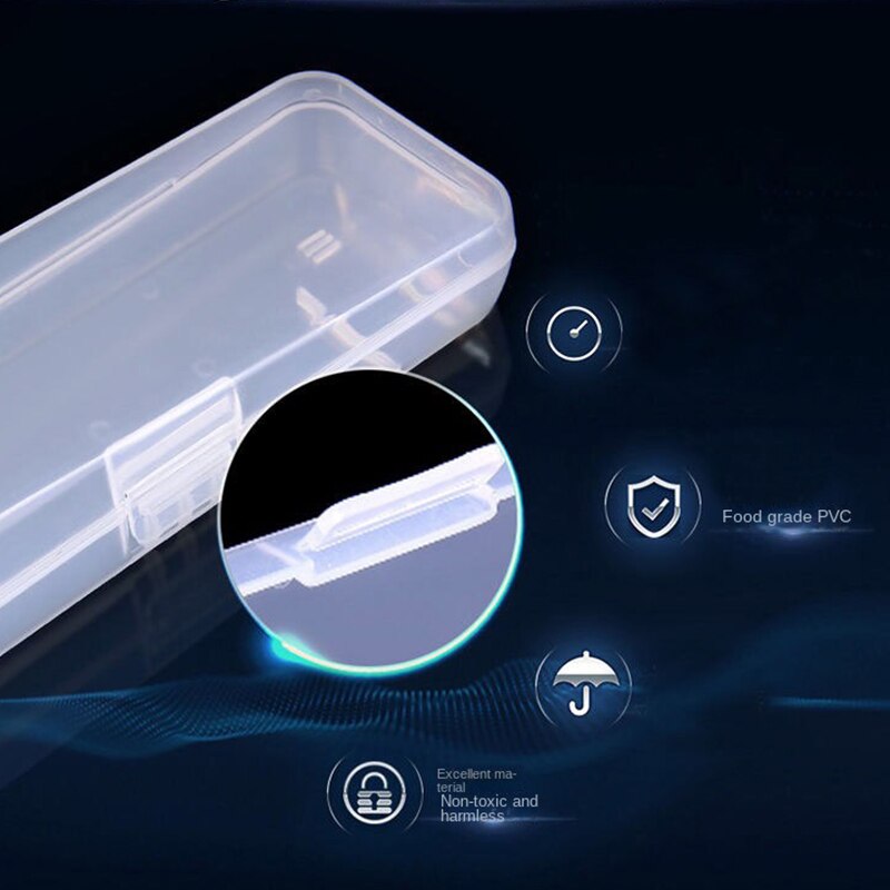 Caixa de armazenamento de barbear elegante e durável para lâminas de barbear masculinas, fácil de transportar e manter limpo e mantém seu barbeador bem organizado