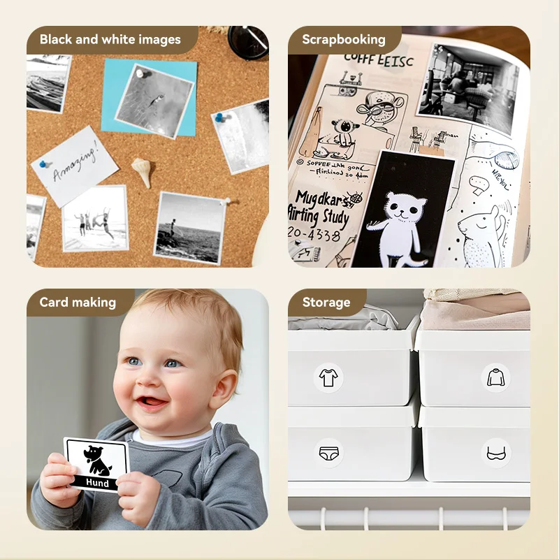 NIIMBOT Thermal Label for B1 B31 B21 B3S Small Business Self-Adhesive Sticker for DIY Barcode/Price/Name/Picture/Logo/Home Tag
