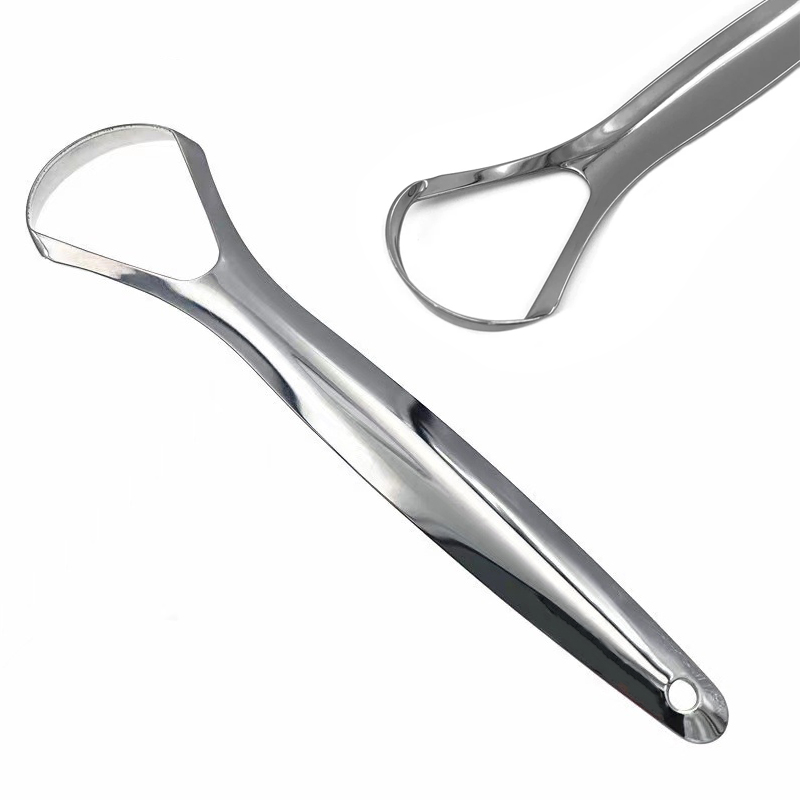Grattoir à langue pour adulte, dissolvant de langue, halitose, revêtement de langue, soins buccaux, brosse à gratter, outils de nettoyage buccal en acier inoxydable