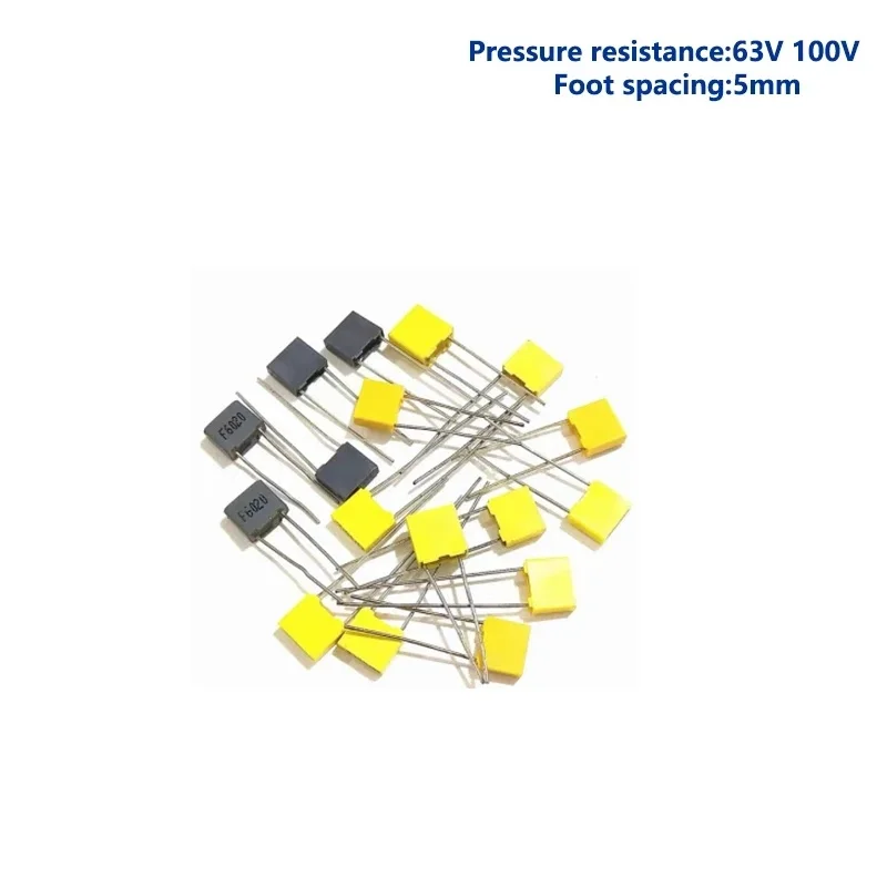 240-teiliges Korrekturkondensator-Set, sortiertes Kit, 24 Werte x 10 Stück 100 V, 102J-105J, Polypropylen-Sicherheits-Kunststofffolienkondensatoren-Set