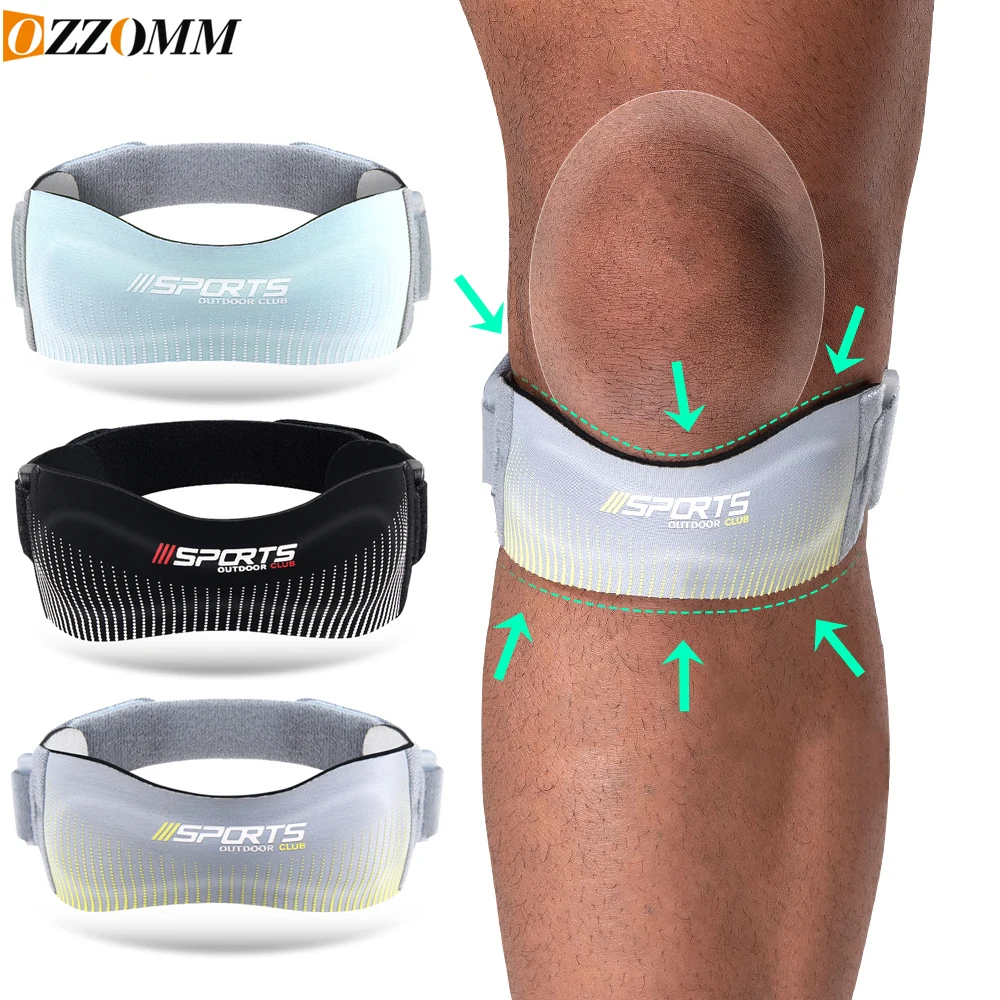 1PCS Patella Tendon Knee Straps - Knee Pain & Patella Stabilizer Brace Support for Jumpers Knee,Hiking,Basketball,Tennis,Squats,