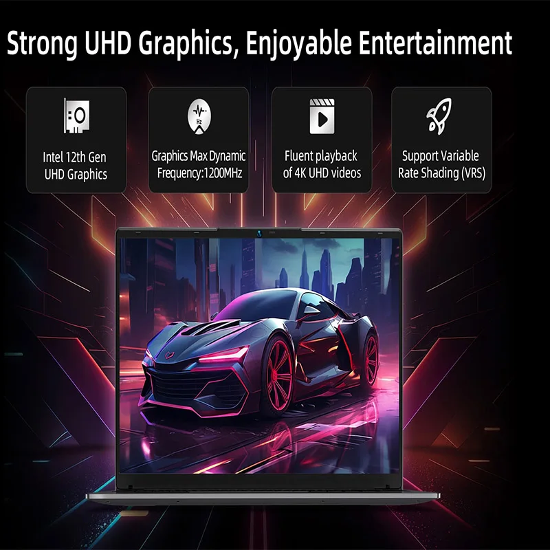 BMAX Windows 11MaxBook X15 Pro Business Laptop 16GB LPDDR4 512GB SSD Intel 12th Generation N95 Processor 15.6-inch Screen