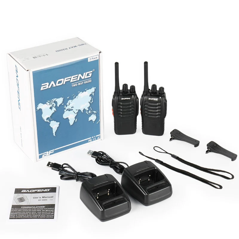 Baofeng BF-88E pmr Handheld Intercom Communicator Fern gespräch 16 Kanal Walkie Talkie 446MHz Home Hotel Radio