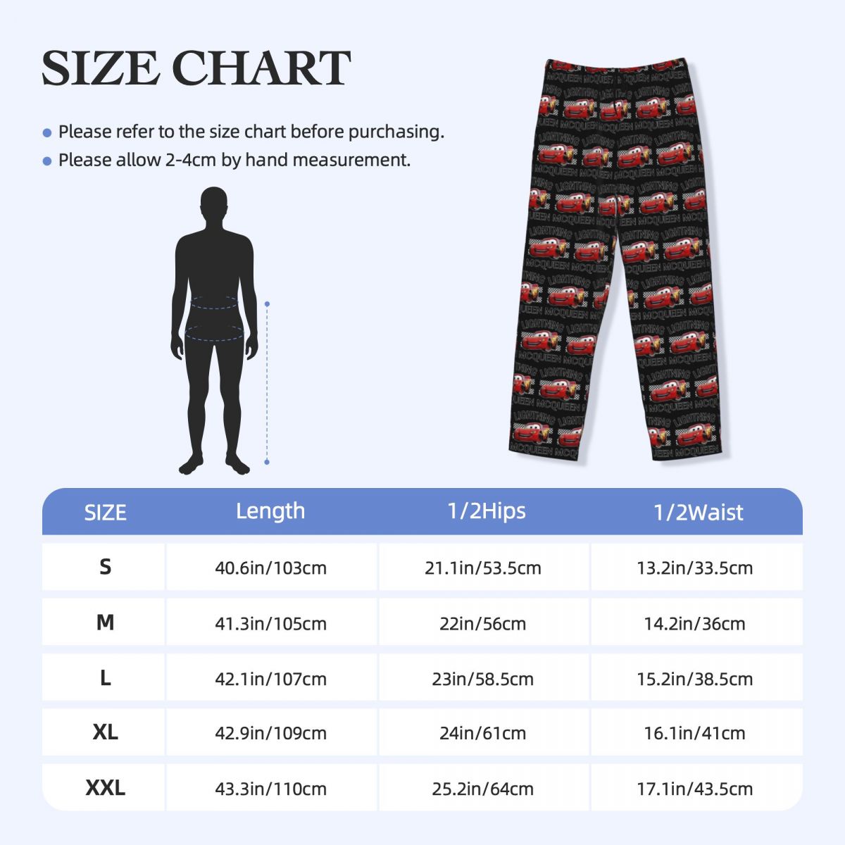 Pantalones de pijama con estampado personalizado de coches de dibujos animados para hombre, ropa de dormir con bolsillos