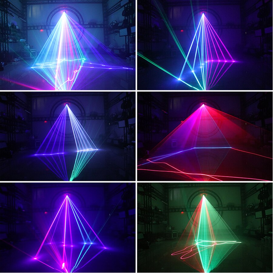 RGB láser 500MW proyector de línea de haz proyector DMX profesional discoteca DJ fiesta de boda Club escenario