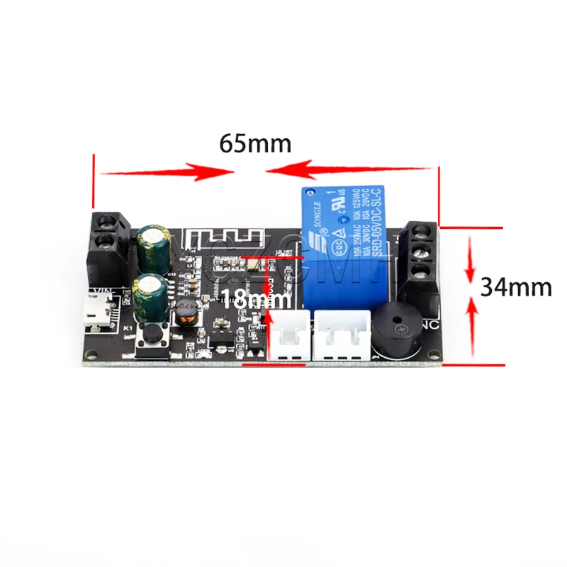 Termostato WIFI remoto, módulo controlador de temperatura de alta precisión, colección de aplicaciones de refrigeración y calefacción