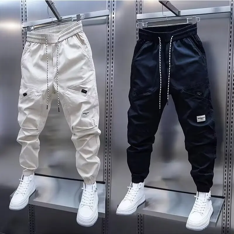 Herren-Haremshose, atmungsaktiv, Herrenbekleidung, 2024, neue Freizeithose, gerade Hose für Herren