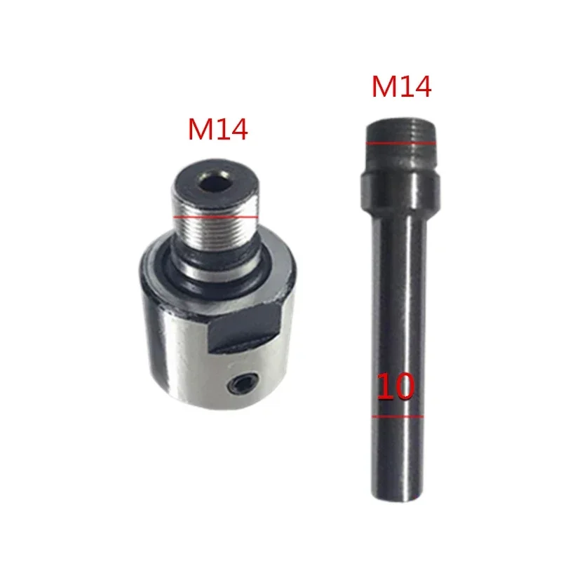 6/8/10/12/14/15/16/19mm M14 Adapter M14*1 Connecting Rod Connector Bushing for DIY CNC Mini Lathe Chuck
