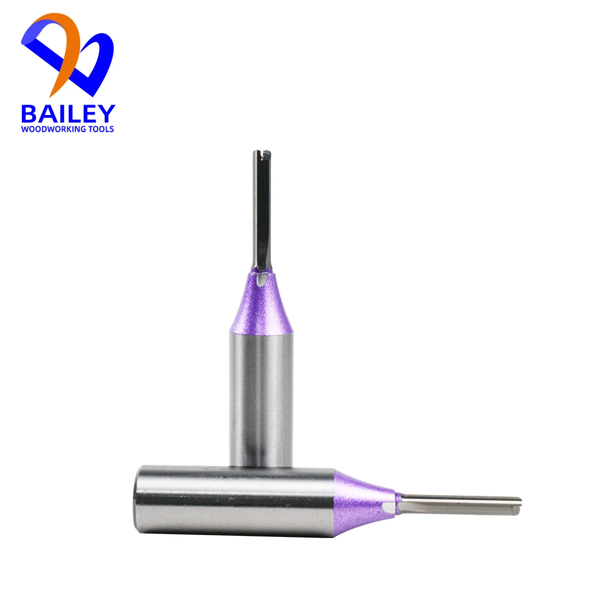 BAILEY 5PCS 4/4.5mm Shank Straight Bit Carbide Cutter CNC Milling Tool Engraving Bit Milling Cutter Woodworking Tool