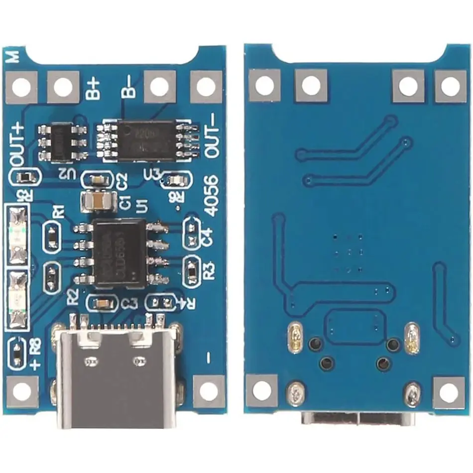 10pcs 5V 1A 18650 Lithium Battery Charging Board PLR TP4056 Lithium Charging Mini/Micro USB Type C Charge Module With Protect