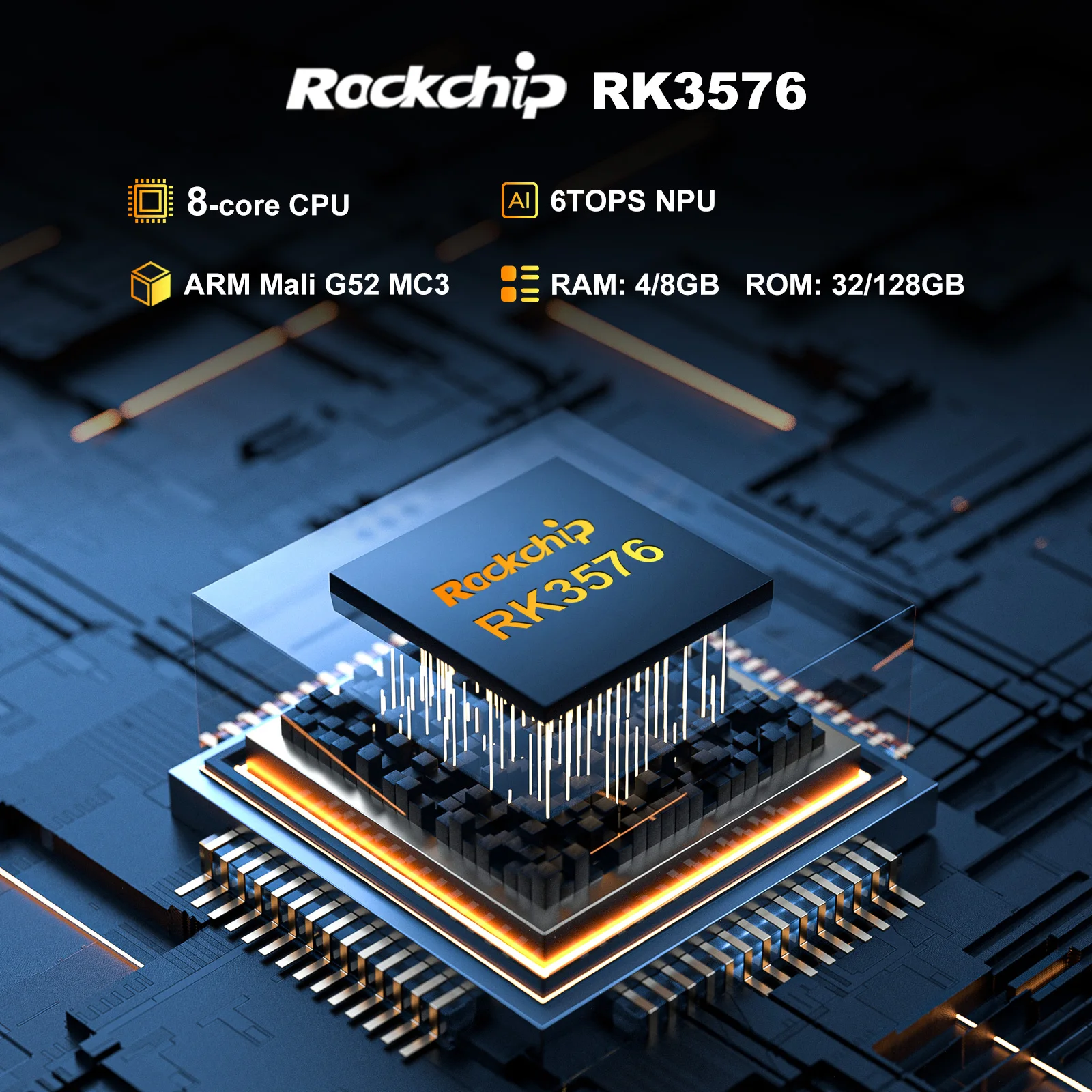 H96 MAX M9S AI VisionPQ Smart TV Box Rockchip RK3576 Android 14 Wifi6 BT5.4 1000M LAN 4K y 120fps 8GB 128GB LPDDR4 reproductor multimedia