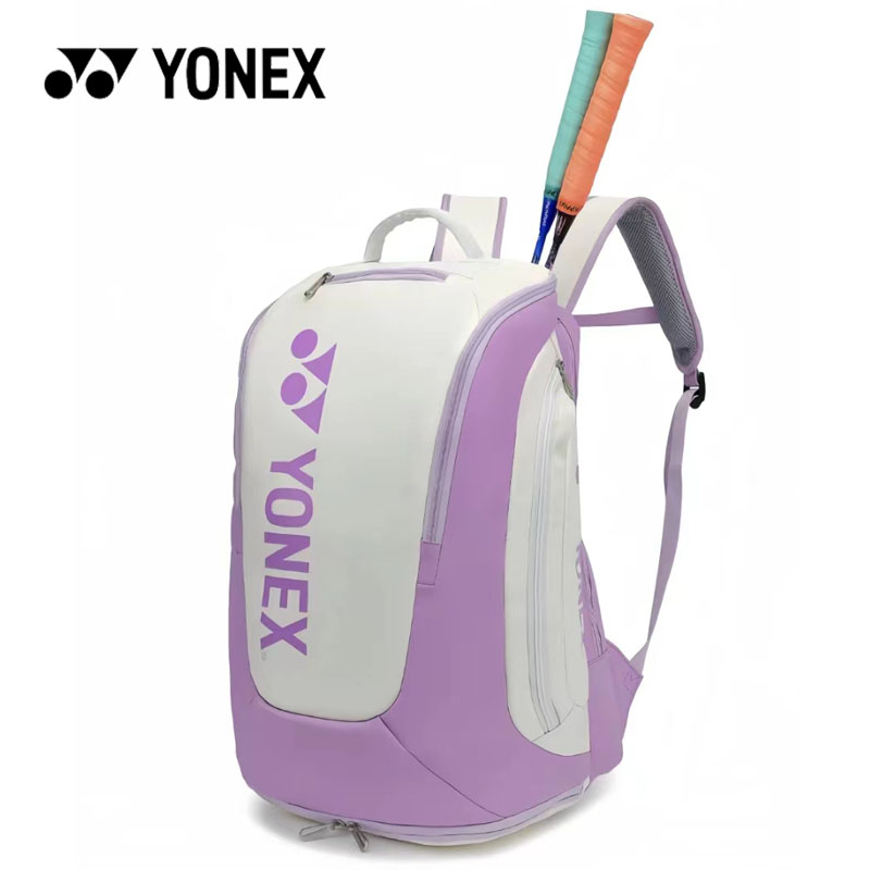 Yonex กระเป๋าไม้เทนนิสสำหรับทุกเพศ, กระเป๋าเป้สะพายหลังความจุมากกันน้ำกลางแจ้งลำลองกีฬาแบดมินตัน