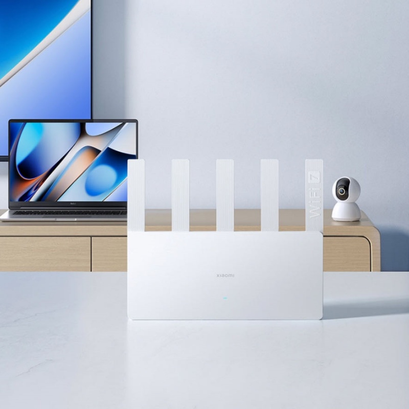 Novo roteador xiaomi be5000 wi-fi 7 2.4/5ghz malha de frequência dupla 2.5g porta de rede de alta velocidade iptv amplificador de sinal ofdma mi home