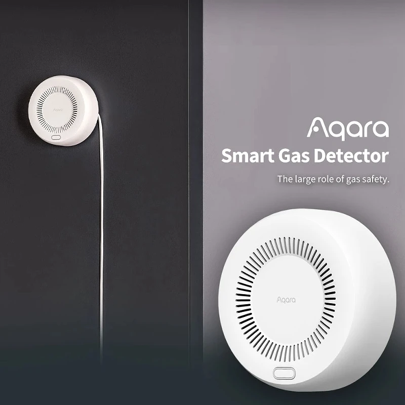 Aqaraเครื่องตรวจจับก๊าซธรรมชาติZigbeeแก๊สรั่วการเชื่อมโยงอัจฉริยะSmart Home SecurityสําหรับXiaomi Home Homekit APP