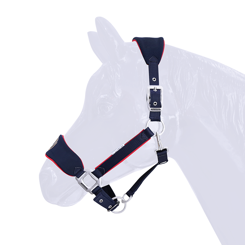คุณภาพสูง Equestrian Halter Anti-Wear ปรับ Bridle เมื่อขี่ม้าอานเครื่องมืออุปกรณ์กีฬากลางแจ้ง