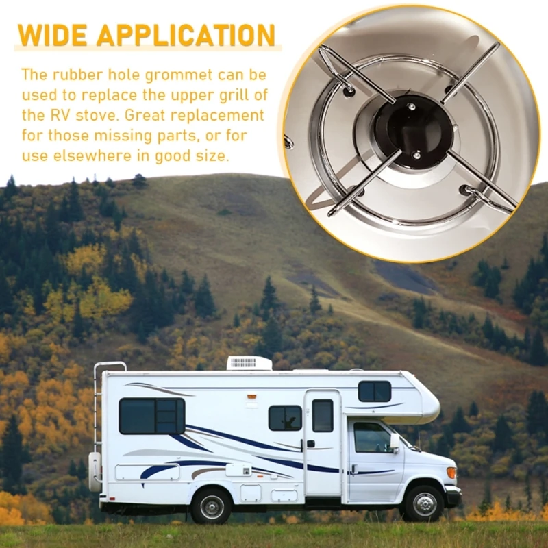 10 Uds. Rejillas a prueba arañazos ojales para estufa piezas estufa almohadilla rejilla resistente calor accesorios