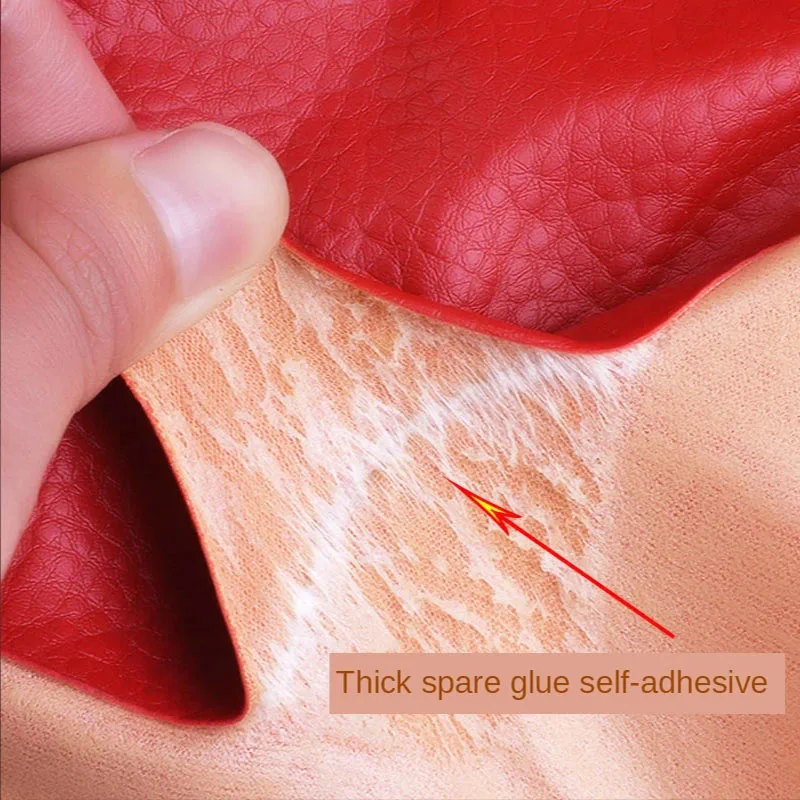 Self-Adhesive DIY SelfกาวPUหนังซ่อมแพทช์Fixสติกเกอร์สําหรับโซฟารถที่นั่งโต๊ะเก้าอี้กระเป๋ารองเท้าบ้าน