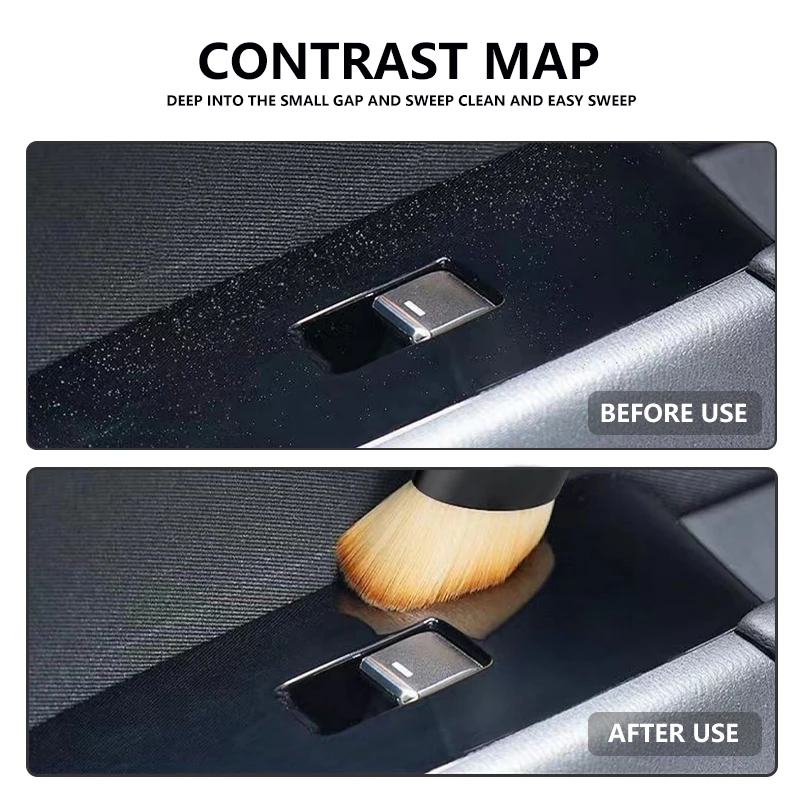 ภายในรถเครื่องมือทําความสะอาด Dashboard Air Outlet แปรงนุ่มสําหรับ MAZDA MX3 MX5 CX5 626 M3 MP BM GL 2 CX-7 CX30 CX4 gh อุปกรณ์เสริม