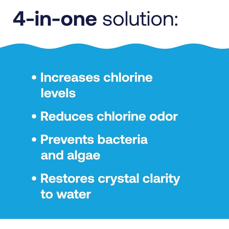 HTH 52037R Pool Care Shock Advanced, Swimming Pool Chemical - Cal Hypo Formula, Prevents Bacteria & Algae, Restores Crystal Clea