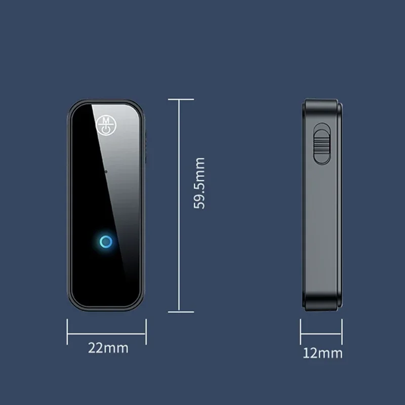 2 in 1 Bluetooth Transmitter Audio Receiver 3.5MM AUX With Mic Handsfree Stereo Music Wireless Adapter For TV PC Car Kit