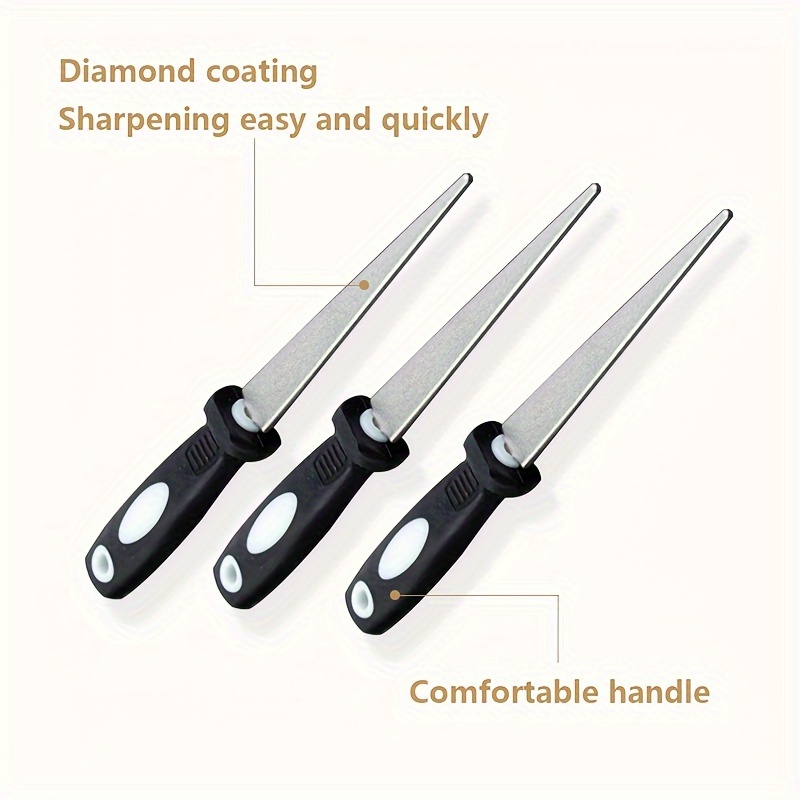 Diamond Sharpener Sharpener Metal Double Sand File Scissors Gardening Tools Sharpener