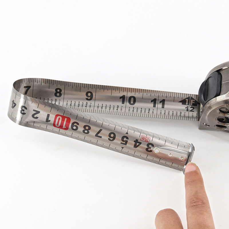 A fita métrica de aço de alta qualidade de 3/5/7,5 m escavada é à prova d'água, resistente a quedas, resistente à ferrugem e à corrosão