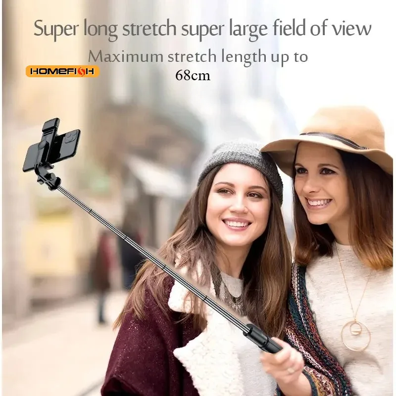 Kabelloser Bluetooth-Selfie-Stick-Stativständer mit Fülllicht-Fernauslöser-Stativ