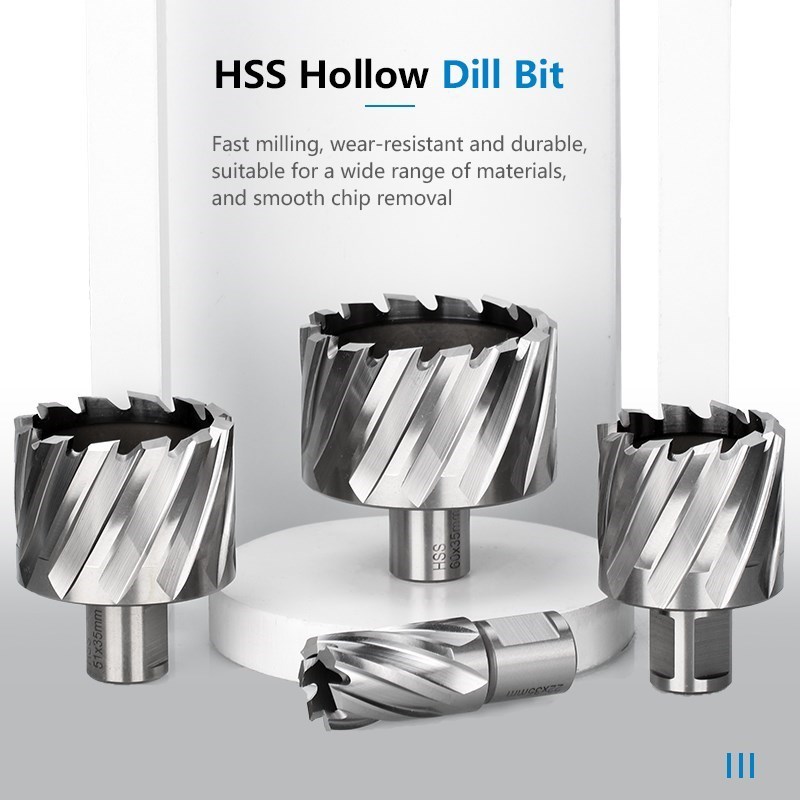 1 шт., коронка из быстрорежущей стали, 6-60 мм